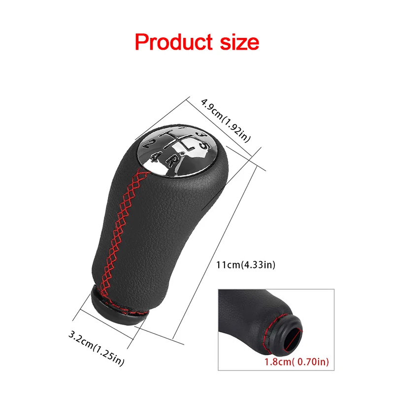 New Car Interior Accessories 5 Speed Gear Shift Knob Stick Head Shifter Lever Handle for RENAULT Laguna Megane 2 Clio 3 Scenic 2