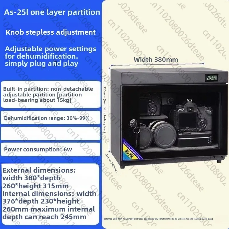 35L/40L/50L Electronic Dry Cabinet for Camera Lens Stamps Moisture Proof Storage Box Professional Photo Equipment Dehumidifier