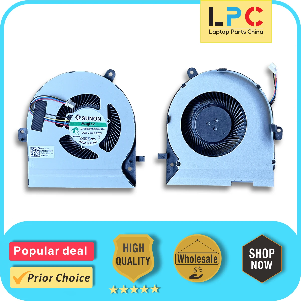CPU Cooling Fan For ASUS GL502 GL502V GL502VE GL502VM New Laptop Cooler Radiator Heat Sink 14mm Version 13NB0DR0P01011