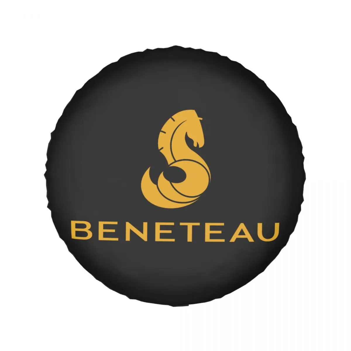 Beneteau Sailing Boat Logo Spare Wheel Tire Cover Case Bag Pouch for Jeep Mitsubishi Pajero Vehicle Accessories 14\