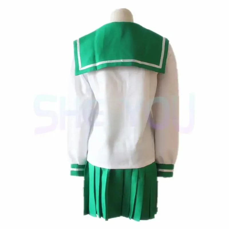 

2025 yiyiAnime Inuyasha Higurashi Kagome Cosplay Costume Girls School Uniforms Sailor Suits Women Dresses Tops + Skirt + Tie