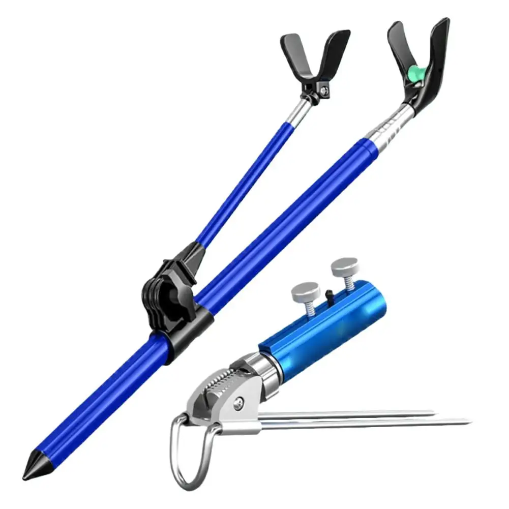 

Кронштейн для удочки из нержавеющей стали 2,4 м, утолщенный, телескопический, двойного назначения, с светящейся нескользящей головкой