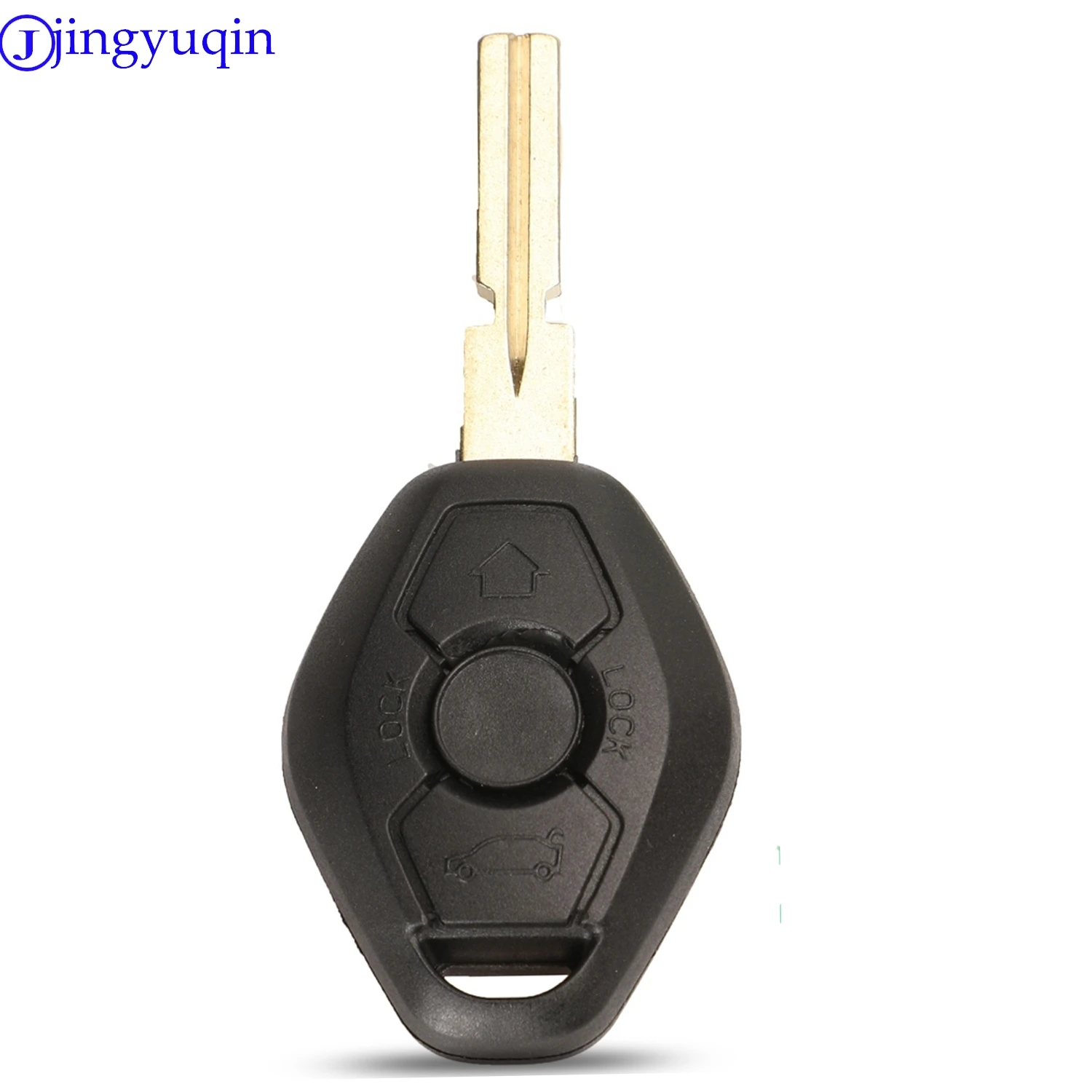 jingyuqin Новый 10 шт., чехол для дистанционного ключа автомобиля, чехол для BMW 3 5 7 SERIES Z3 Z4 X3 X5 M5 325i E38 E39 E46, 3 кнопки