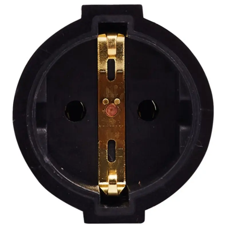 【A28I Converter Plug, 3-Pin Socket Adapter, Power Socket Plug Adapter EU Style EU PLUG