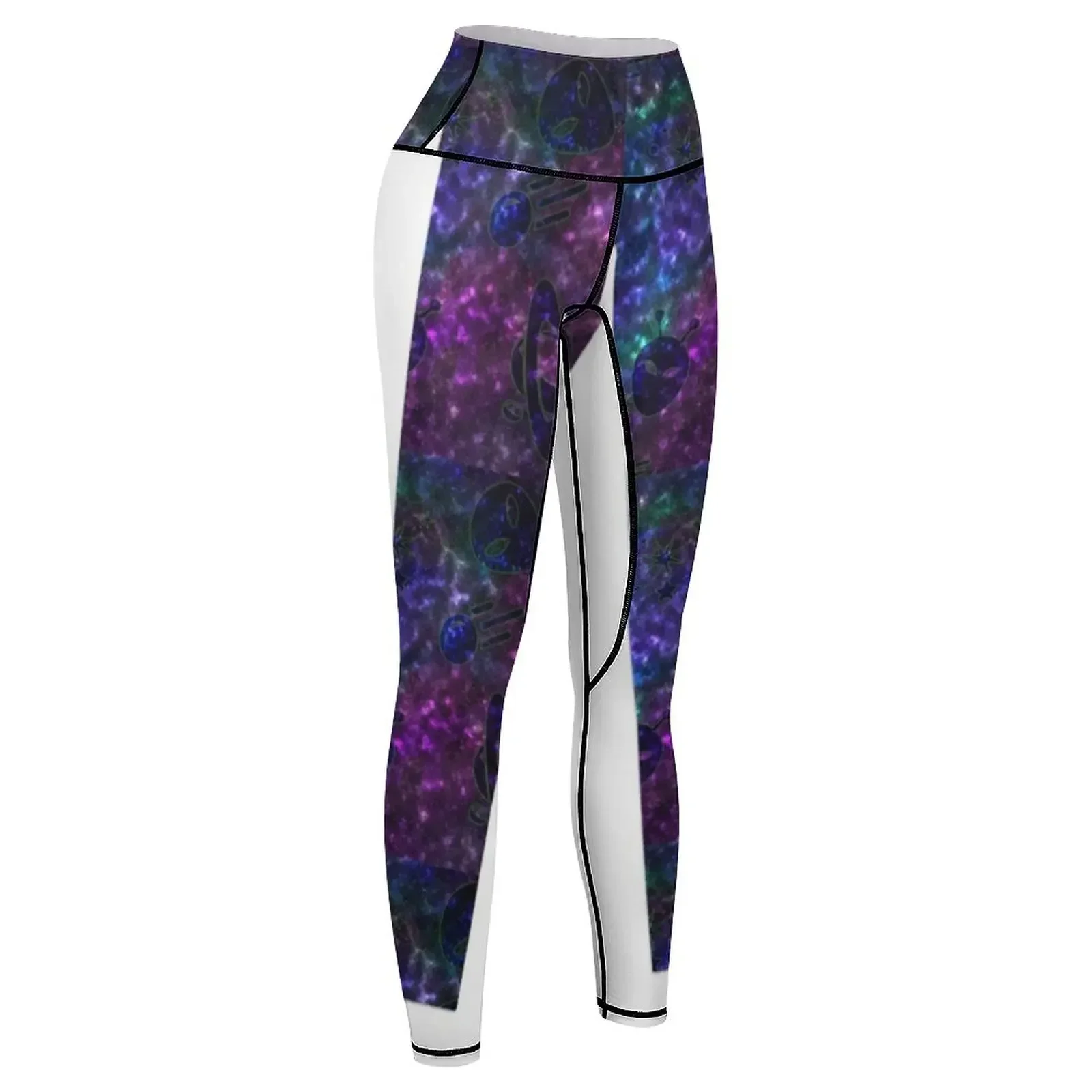 90's الفضاء النيون البولينج زقاق السجاد طماق الرياضة يغطي الرجل الملابس اللياقة البدنية ملابس نشطة الصالة الرياضية الملابس النسائية طماق