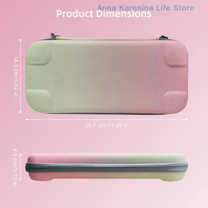 Protective NS 2 Console Travel Bag; Shockproof EVA Hard Shell Carrying Case for Switch 2 Host