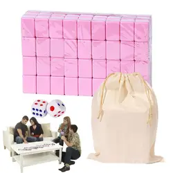 Mahjong set gioco da tavolo con grande borsa portaoggetti gioco da tavolo portatile con piastrelle Mahjong in resina melaminica al 146 per il tempo libero in famiglia