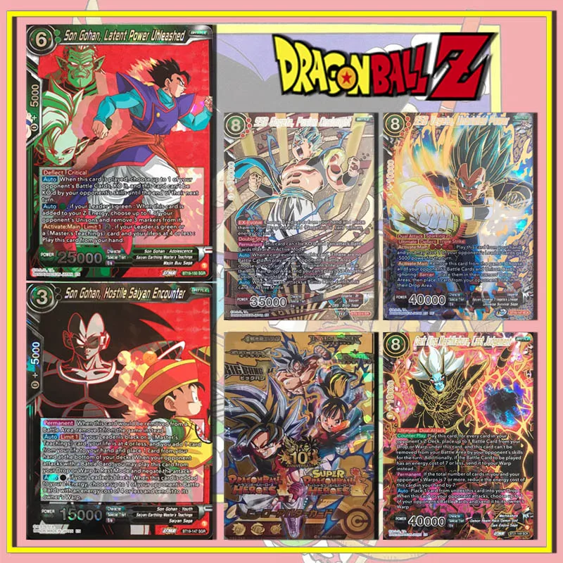 

Bandai Dragon Ball hero US version Son Gohan Mechikabura BT series SLR Collector's cards boy toy Birthday Christmas gifts