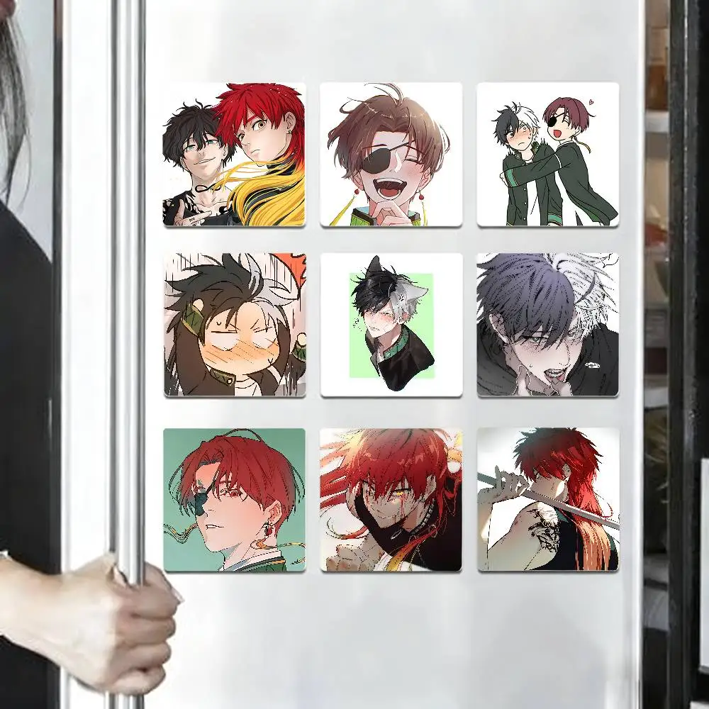 Anime WIND BREAKER Refrigerator Magnet Square Stickers - Can Be Used To Personalize Home Decoration And Are Ideal Keepsake Gifts