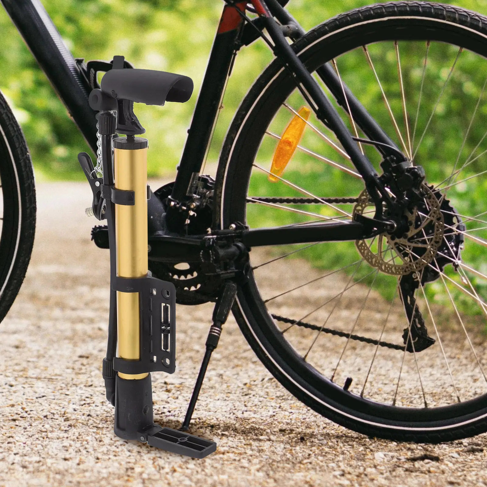 

Компактный портативный мини-насос для велосипедных шин, быстрый насос для накачивания электровелосипедов и других надувных изделий