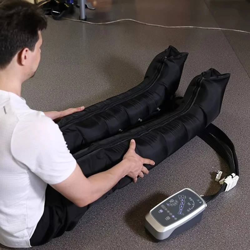 6 Chamber Air Compression Leg Massager Therapy Therapy System Sports Recovery Massage Machine