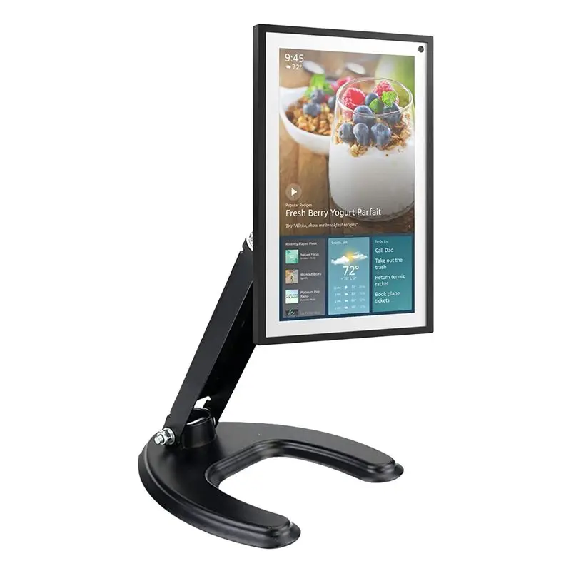 A01E-Monitor Stand Holder Adjustable Aluminum Alloy Folding Mount Portable Tablet Desk Smart Display Holder For Echo Show 15