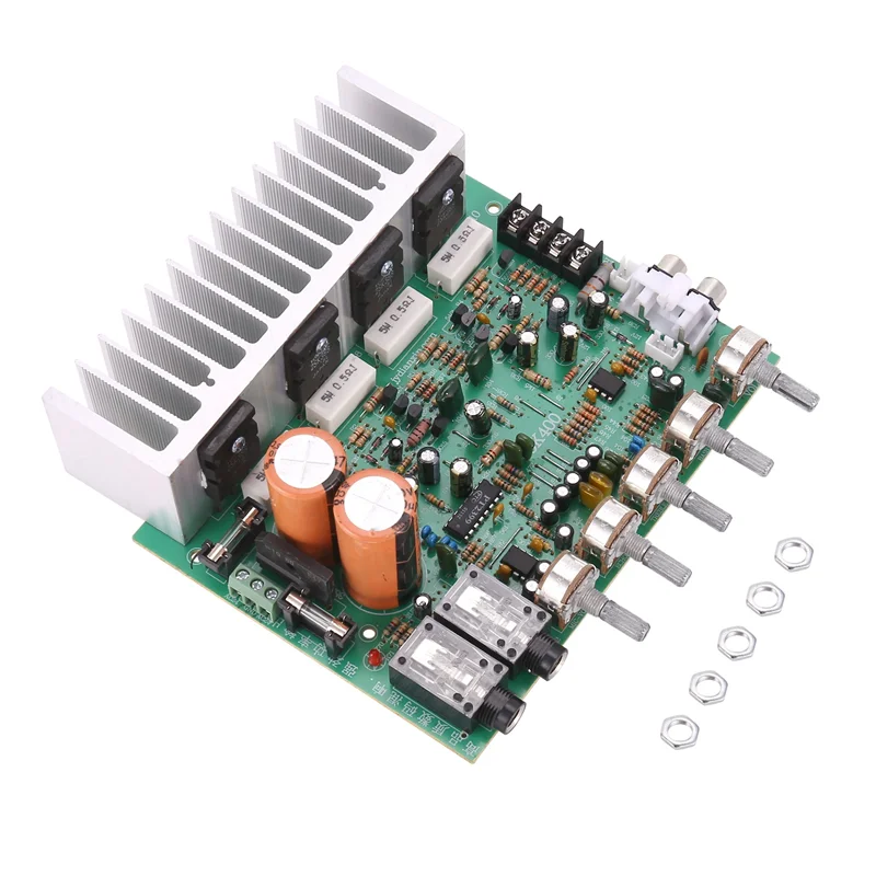 Audio Amplifier Board Hifi Digital Reverb Power Amplifier 250W X 2 2.0 Audio Preamp Rear Amplification With Tone Control E3-004-