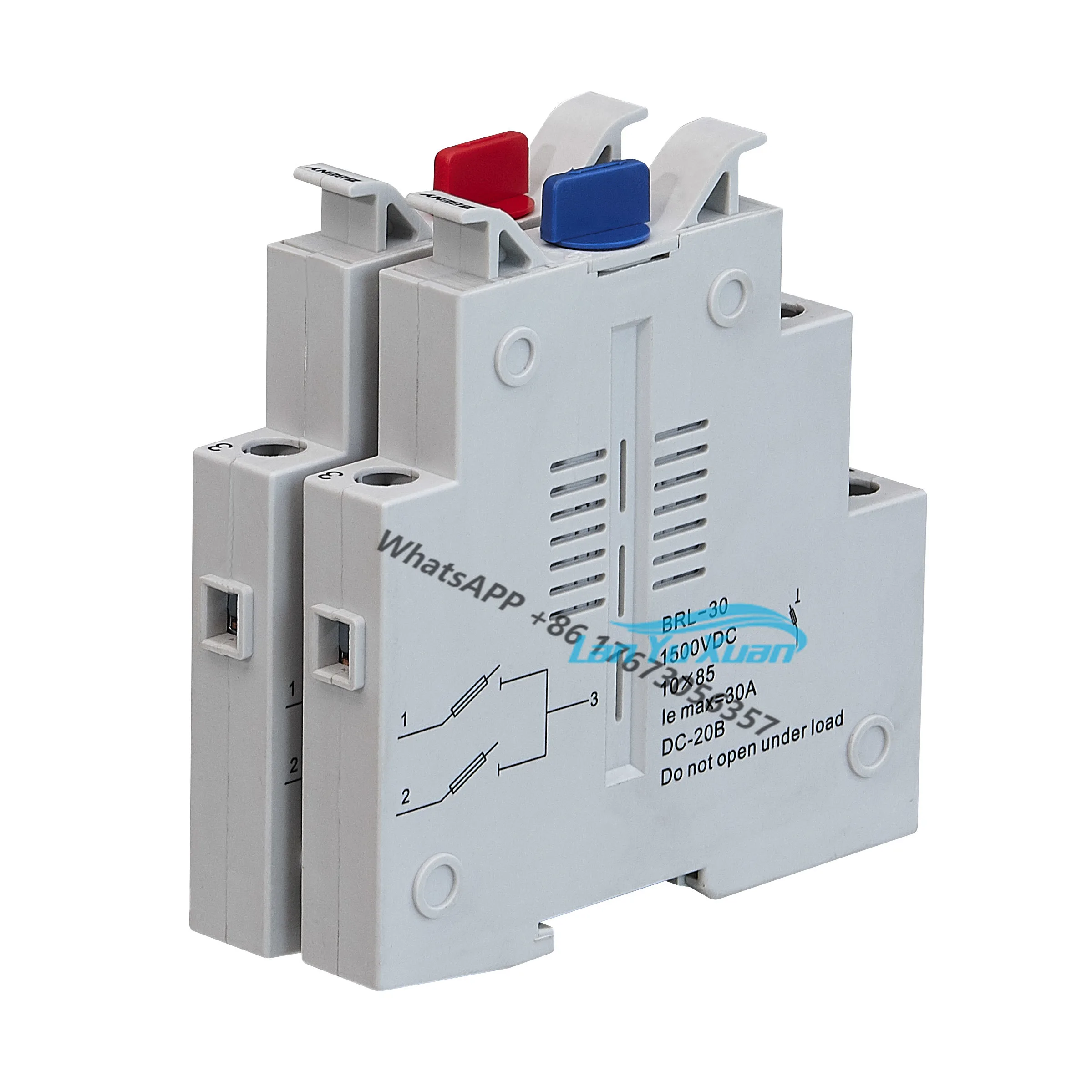 High Quality Fuse Holder Waterproof Solar PV Dc   1500V 30A 2P