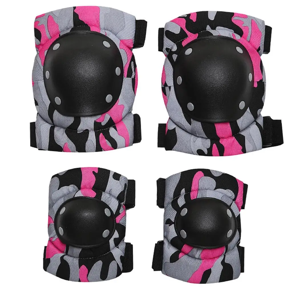 Outdoor Knee Elbow Wrist Protective Pads Gear Set for Kids Cycling Roller Scooter Skateboard view 3