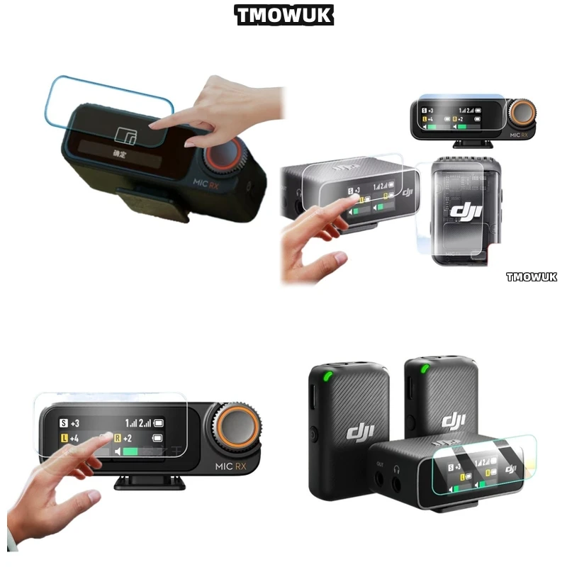

For DJI Mic Mic 2, Long-Lasting Protection With Tempered Glass Film