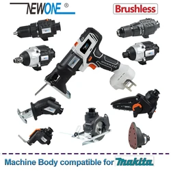 Compatible MAKITA 18V Brushless Jig saw & drill screwdriver Reciprocating/circular saw chainsaw oscillatingtool sander Combo kit