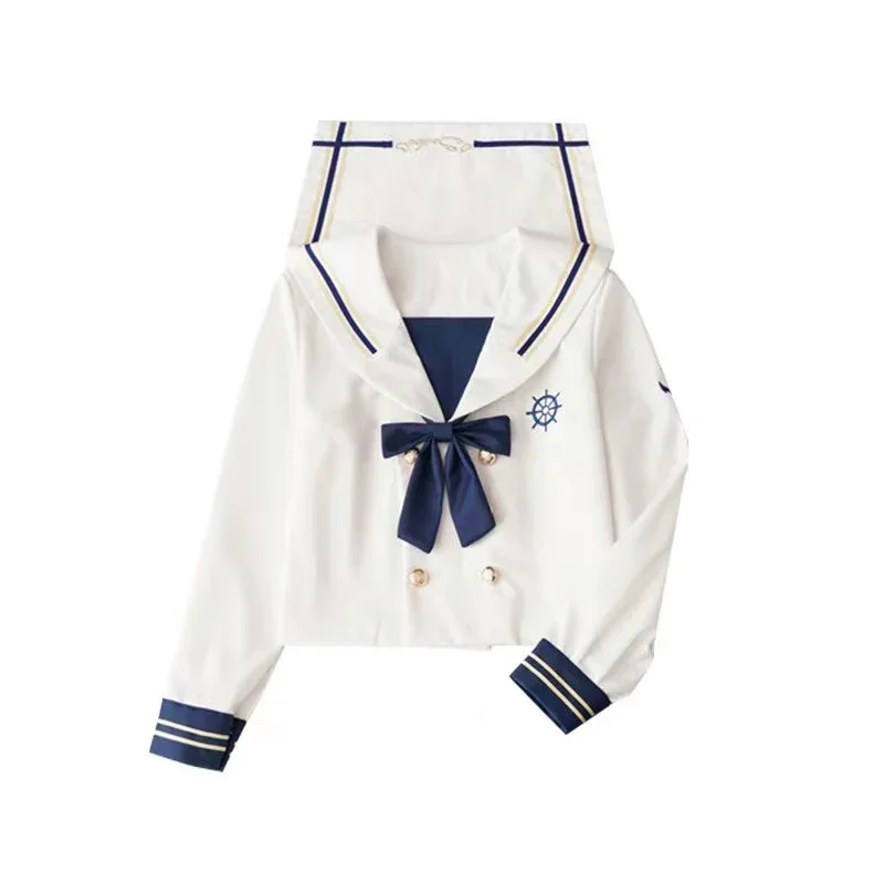 Nuovo arrivo stile college giapponese Jk imposta uniforme scolastica ragazze stile navy autunno scuola superiore donna novità abiti da marinaio uniforme