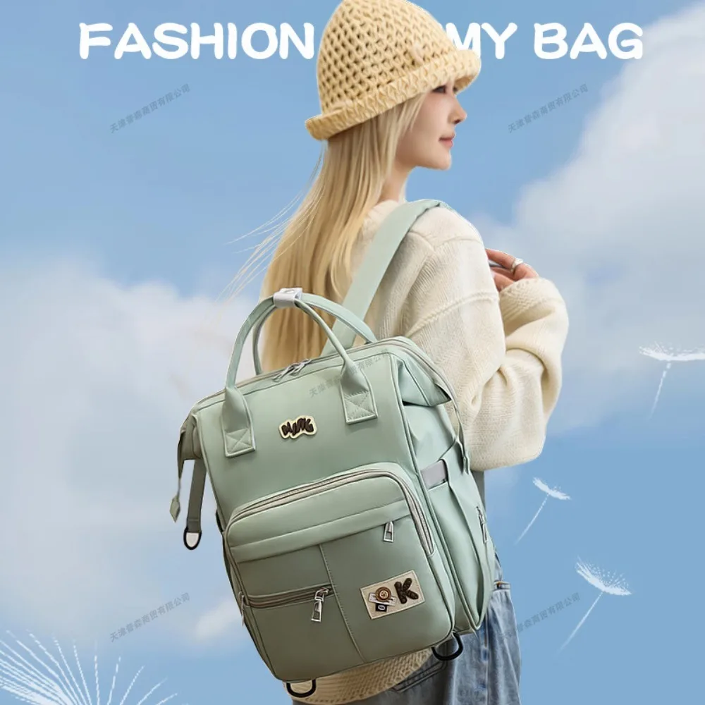 

Fashionable Maternity Bag for Baby Waterproof Backpack Diaper Bag Dual Shoulder Bag Mommy Essentials Organizer Coach Bags Woman