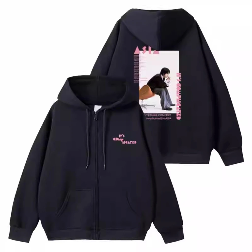 Autumn And Winter Women'S Cotton Hoodies, Casual Fleece Cotton Zipper Jackets, Korean Style Couple Harajuku Long-Sleeved Jackets