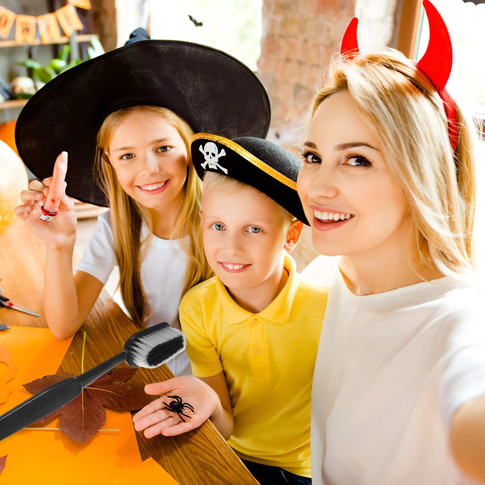 

Extra Large Toothbrush Prop Vibrant Finish Ideal for Selfie Lovers Creative Photo Backgrounds and Halloween Party Favors