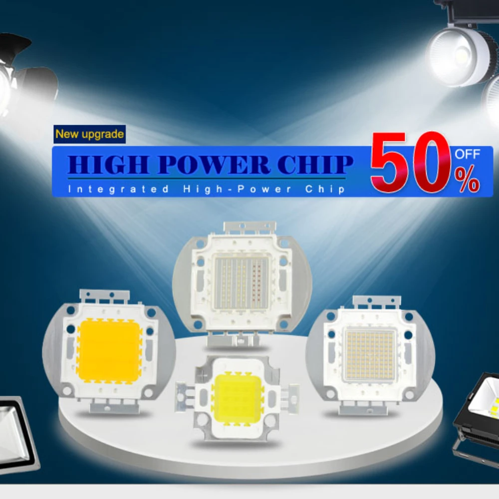 RGB LED Chip Bead Light High Power Integrated LED Chip Beads 20W 30W For DIY Outdoor Floodlight Stage Lighting Street Park