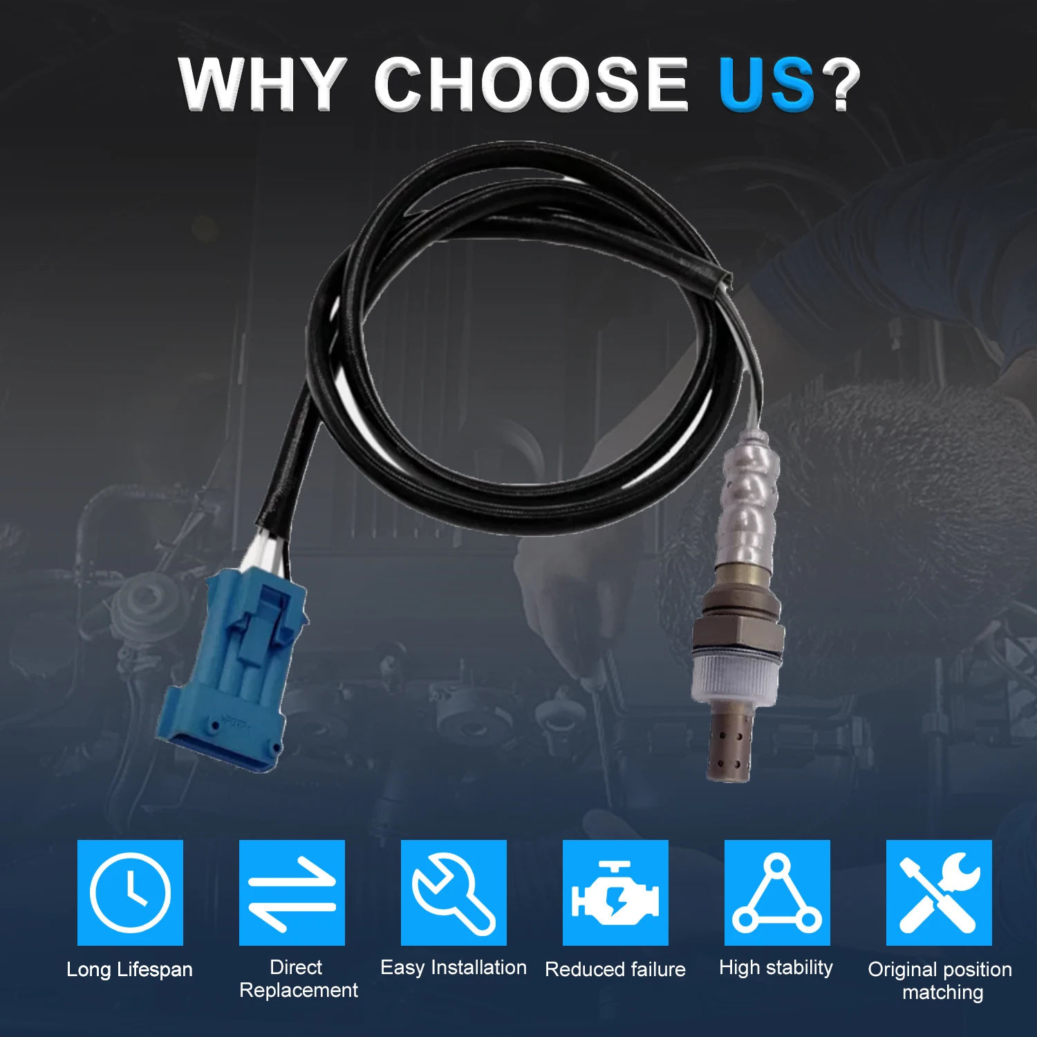 11787599942   جديد الخلفية لامدا التحقيق الأكسجين O2 الاستشعار لسيارات BMW F20 F21 114i 116i 118i 120i F30 F31 F80 316i 320i 2011-2016 N13B16A