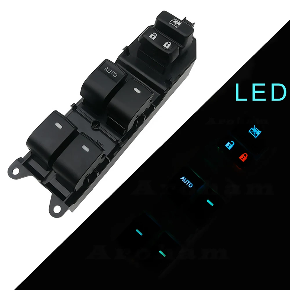 Car Window Lifter Control Switch Master Power Electric for Toyota RAV4/Camry/Corolla/Yaris/Highlander/Vios 2006-2013