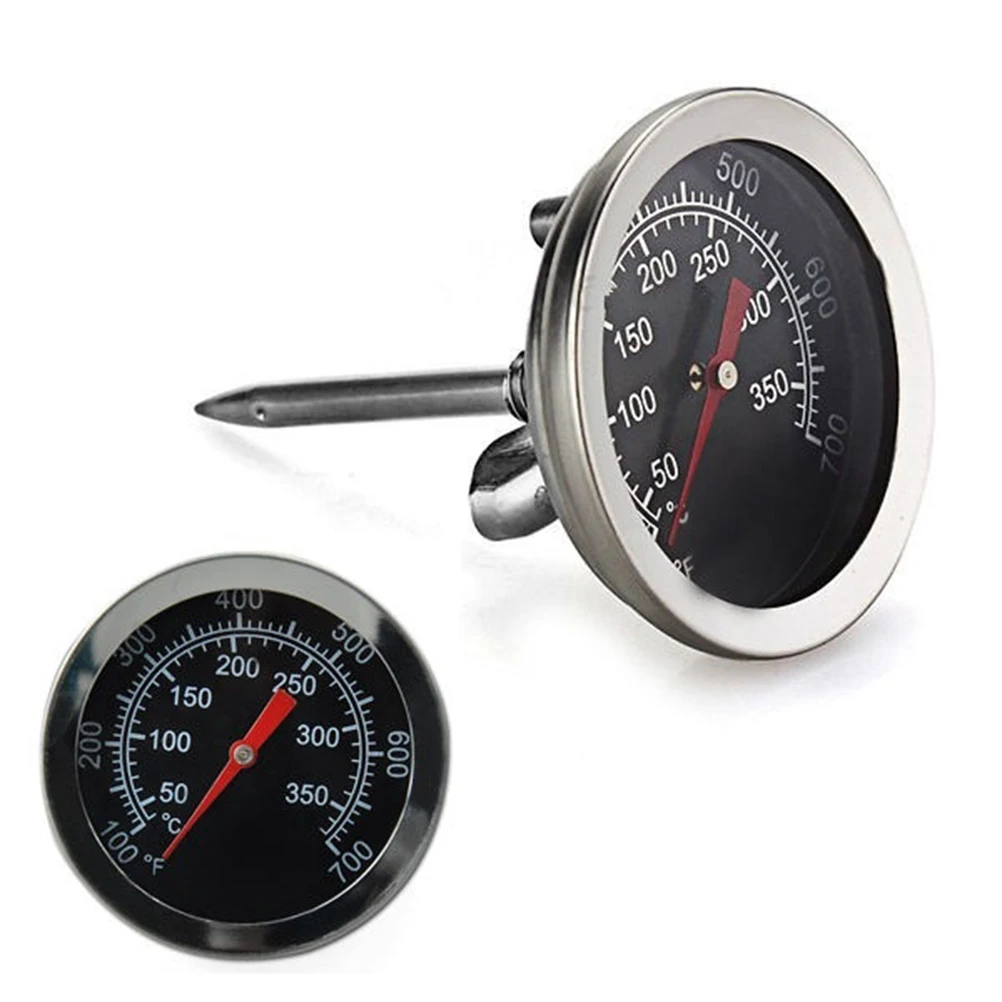 Termometer Oven memasak Stainless Steel, pengukur suhu makanan dan daging 350 °C