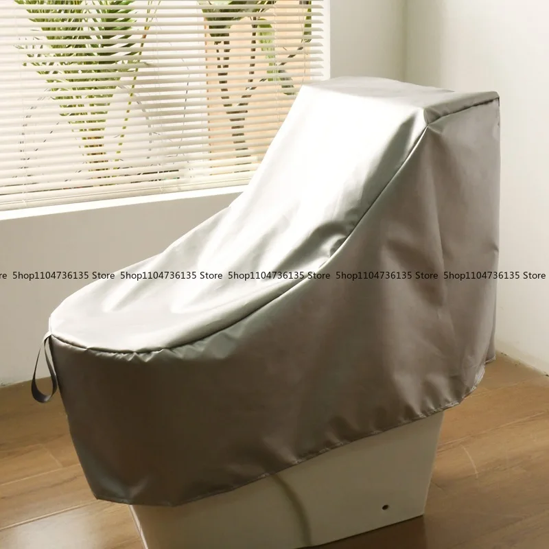 Simple Solid Color Waterproof Household Split Toilet Cover, Intelligent High Water Tank Waterproof Shower Thickened Toilet Cover