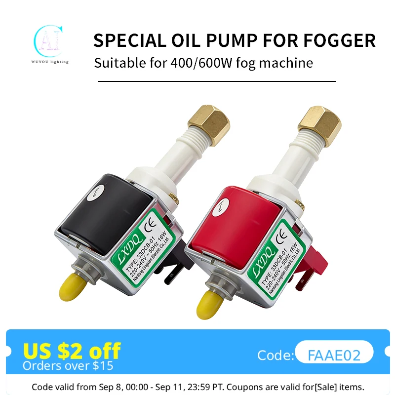110v 220v 16W 33DCB Smoke Fog Machine Smog Maker Oil Pump 400W Accessories Electromagnetic Steam Iron Fogger Apparatus Motor