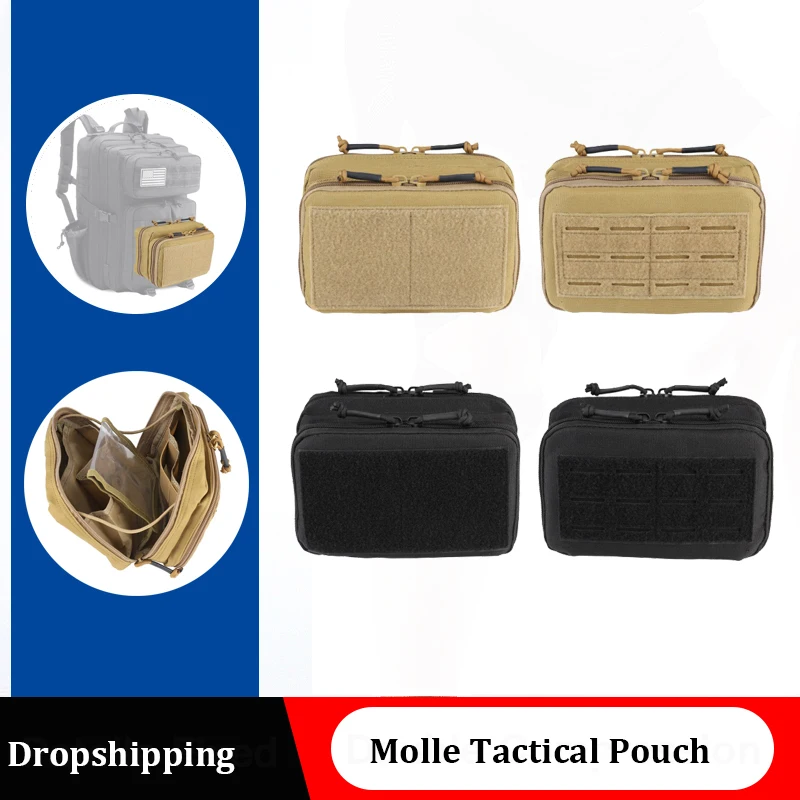 Molle Waist Bag Tactical EDC Pouch Hunting Utility Tools Organizer First Aid Kit Camping Survival Pouch Travel Waterproof Bags