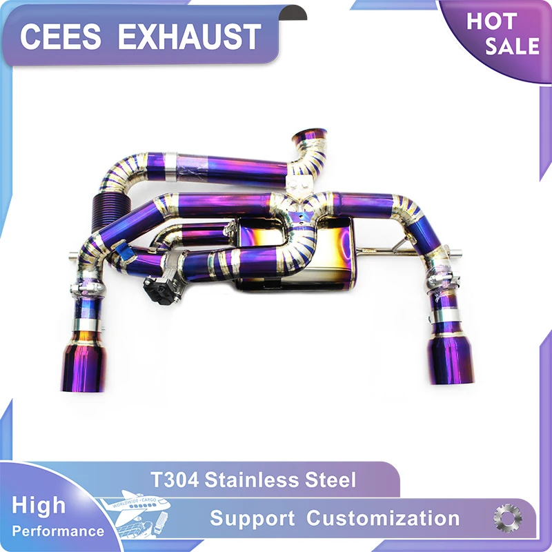 

CEES Valvetronic Catback Exhaust for Lotus EMIRA L4 2.0T 2021-2022 High Performance Exhaust Pipe Muffler with Valve System