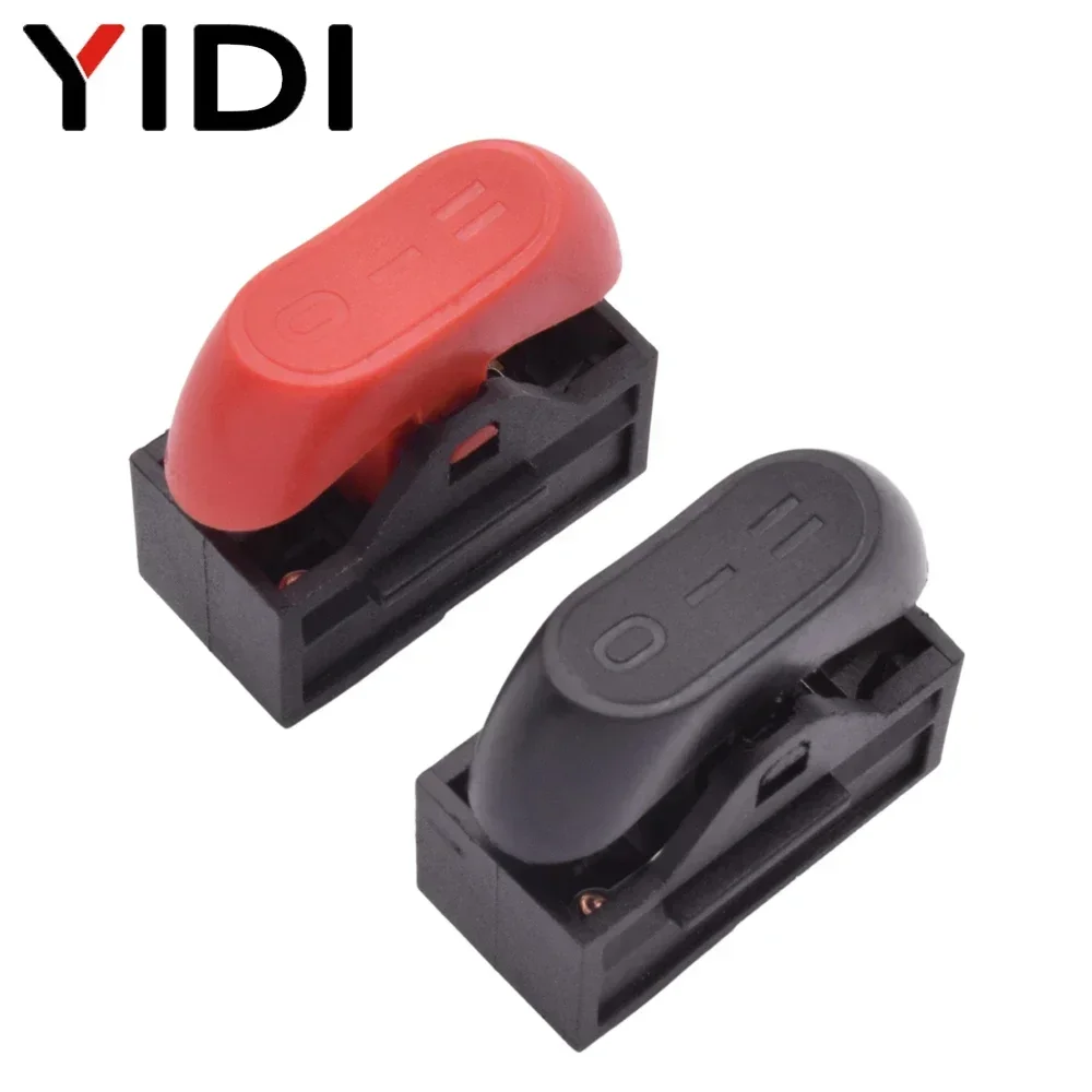 5pcs 10pcs 3pin 3 Positon Hair Dryer Accessories Rocker Boat Switch ON OFF Latching 10A 250VAC Power Red Black Button Switch