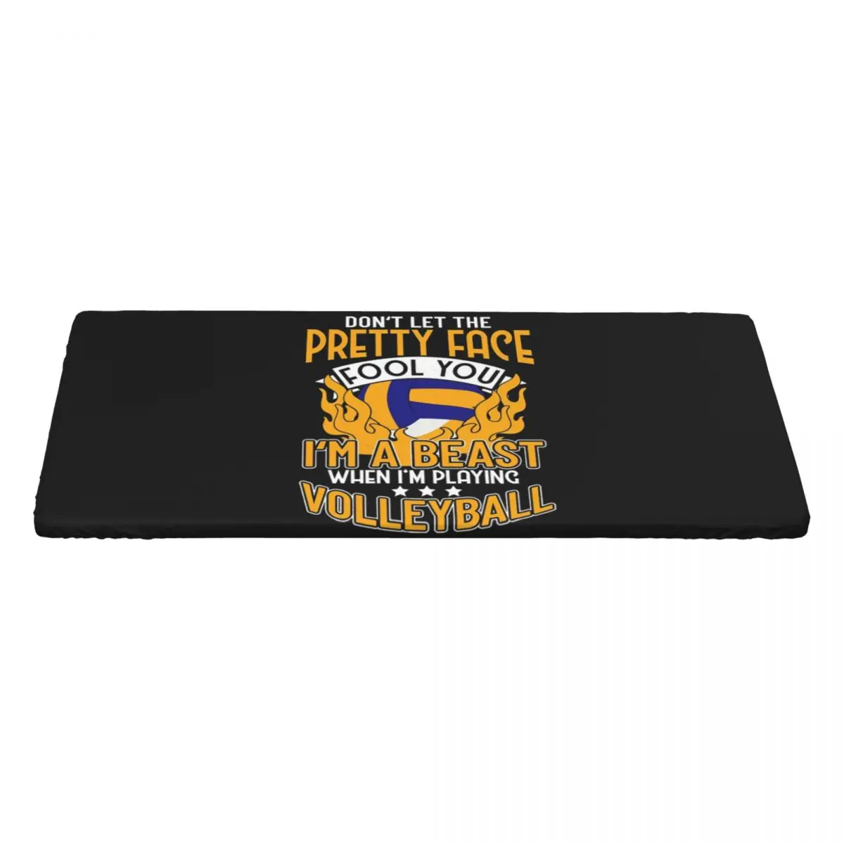 I'm A Beast When I'm Playing Volleyball Customized Rectangular Tablecloth Waterproof Table Cover for Dining Events Table Cloth