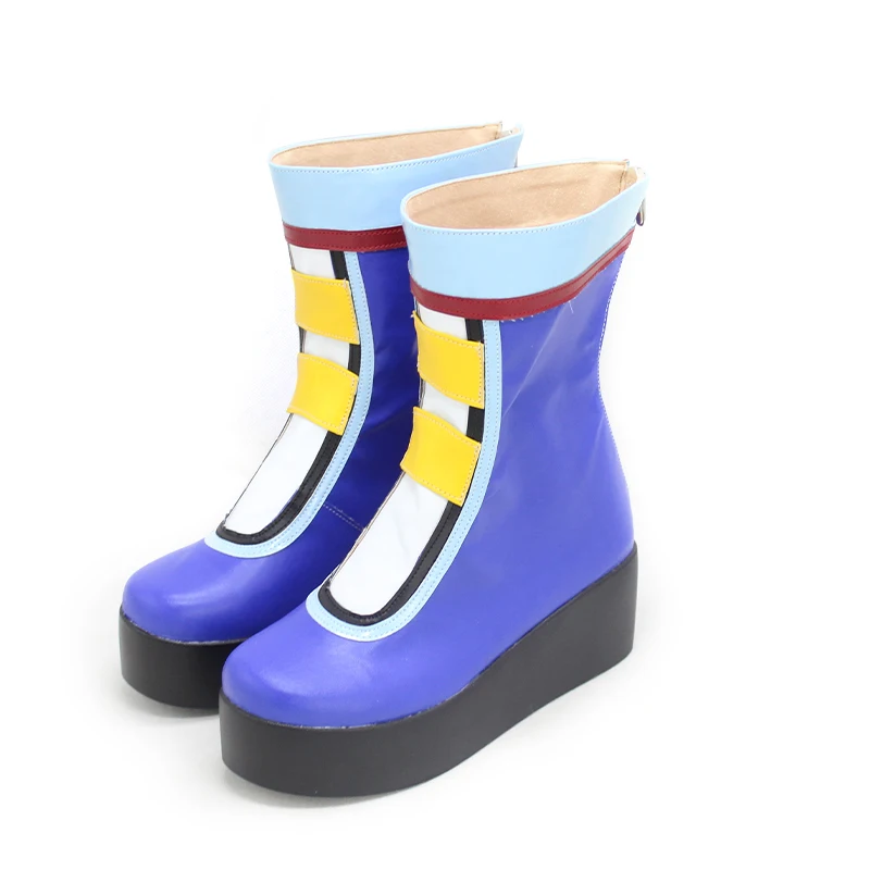 Game Pretty Derby Daitaku Helios Cosplay Schoenen Laarzen Daitaku Heriosu Voor Hallowmas Party Volwassen Vrouwen Mannen