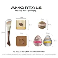 AMORTALS | Bông Phấn Thoa Kem Nền Dùng Đa Năng Khô Ẩm