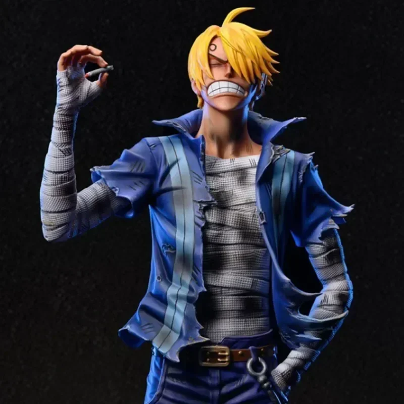 30cm jednoczęściowa figurka Anime Roronoa Zoro Vinsmoke Sanji stojąca figura Pvc figurka Model kolekcja zabawki dla chłopca prezenty