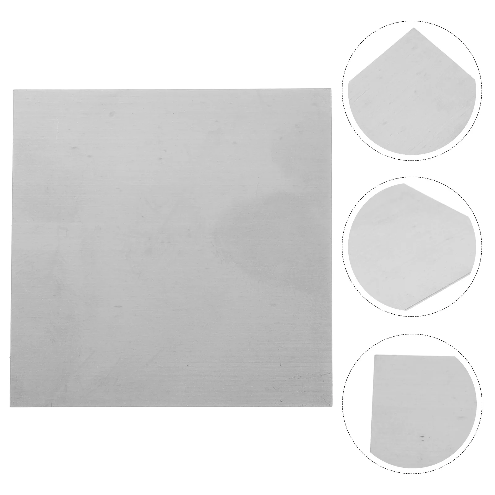

Stainless Steel Plate Sheet Sturdy Rust-Resistant Solid Metal Polishing Plate Precise Size Cutting for Kitchen Stovetop Repair