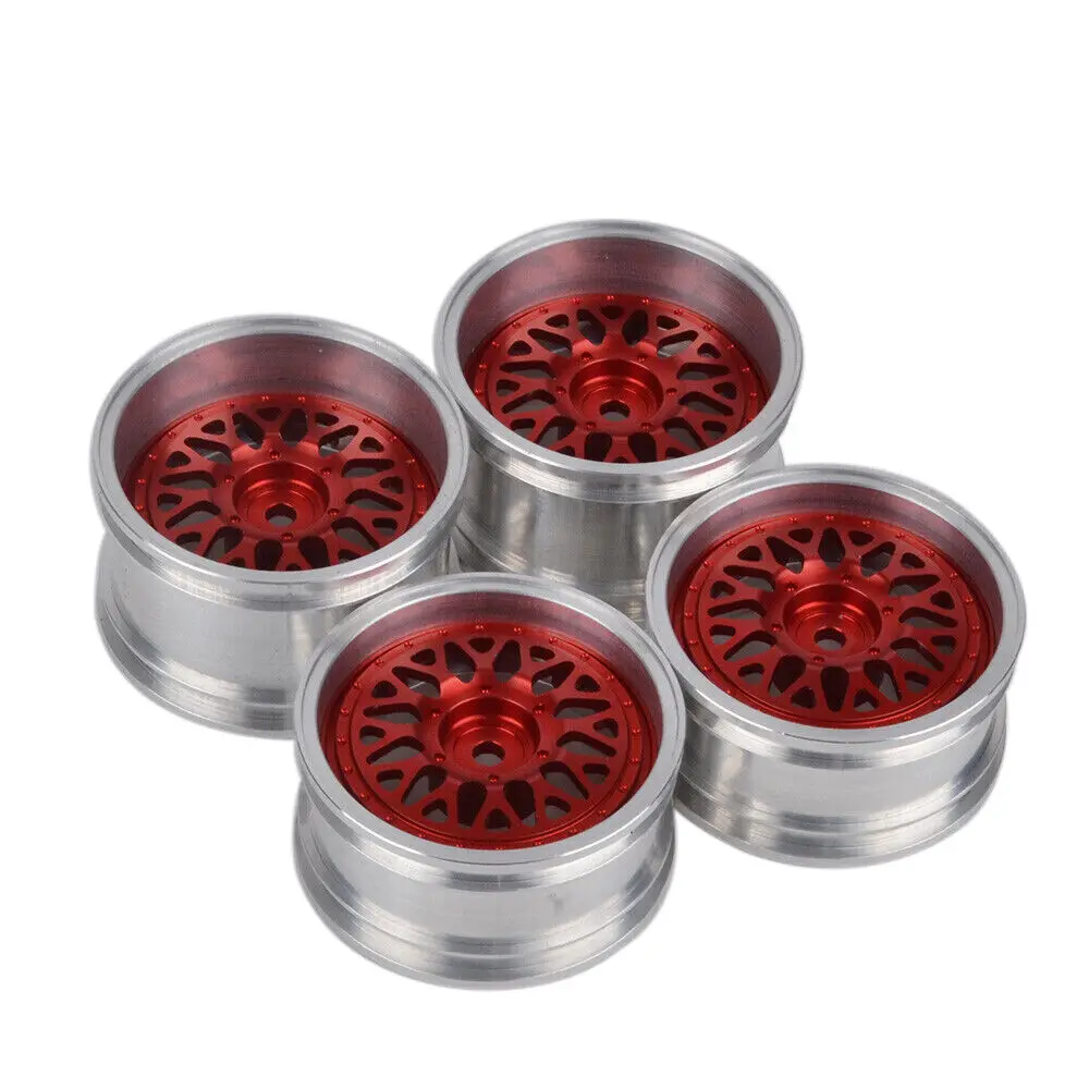 Aluminum Front Rear Wheels Rims Hex 12mm for Tamiya TA01 TA02 Porsche Turbo 934/TA02W/TA03