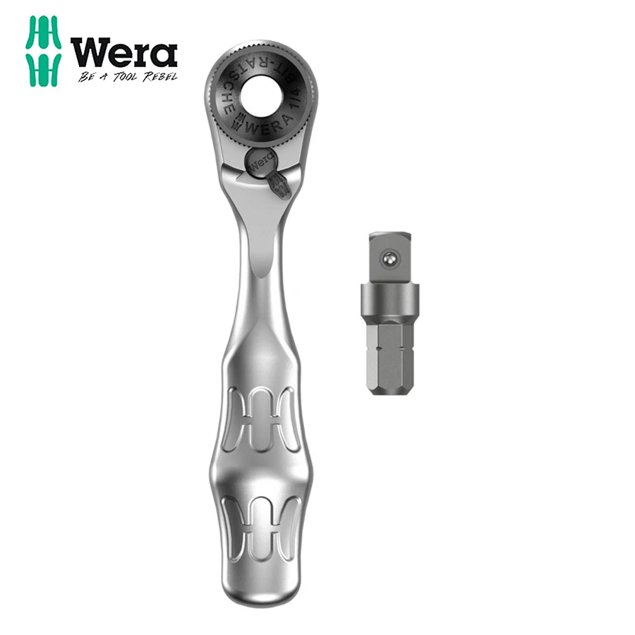 Wera 2 Pieces Mini Bit Ratchet Wrench Set 1/4\