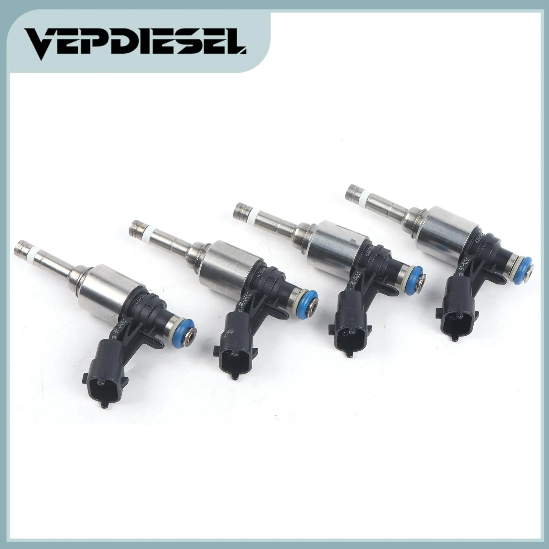 

4pcs Fuel injectors For 2012-2018 Kia Rio Soul Forte5 Optima Hyundai Veloster Accent Tucson 1.6L Part# 35310-2B130 35310-2B120