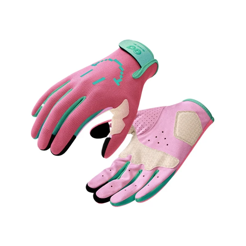 Cycling gloves for women in summer sun protection and breathable racing rider retro motorcycle gloves for men
