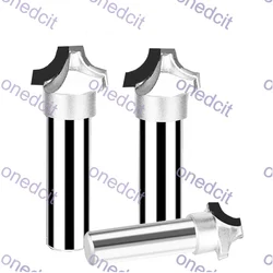 PCD Woodworking End Mill Cutting Round Over Bit Diamond Slotting Cabinet Door Carved Engraving Milling Cutter for MDF Plywood