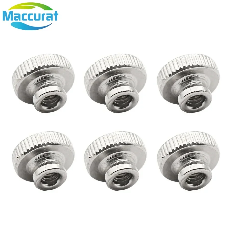 10/20pcs 3D Printer Heated Bed Leveling Nut Z-axis Leveling Nut M3 Knurled Thumb Nut for Makerbot Prusa I3 Printer