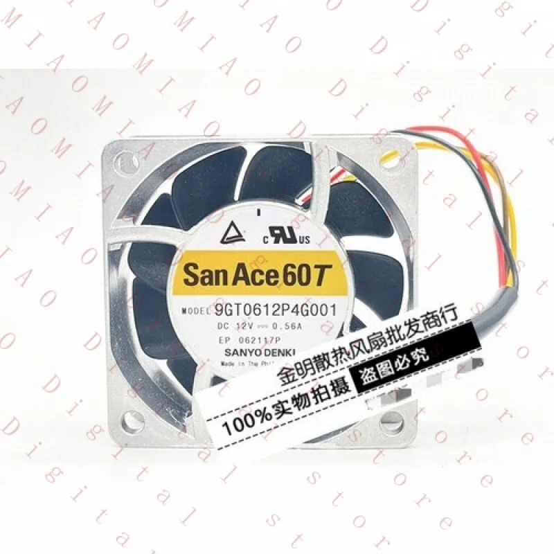 FR   1 pcs for Sanyo 9GT0612P4G001 12V 0.58A PWM speed regulation DC cooling fan 6CM