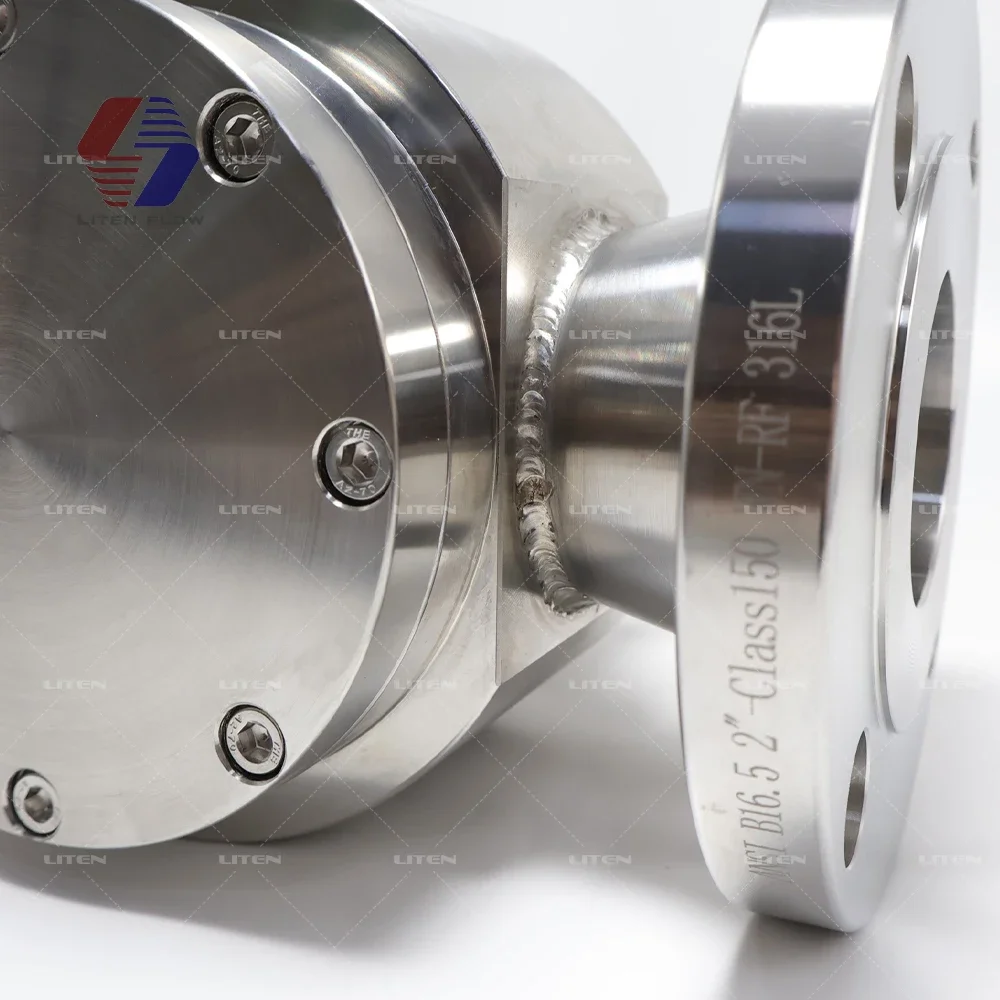 316 Stainless Steel 150# Flange In-Line Pressure Reducing Valve 2