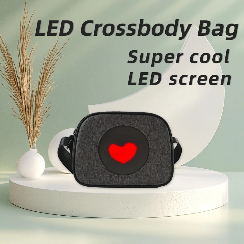 

Рекламное творчество для сумок через плечо со светодиодным дисплеем, сумка, женская умная сумка через плечо с Bluetooth, сумка-кошелек