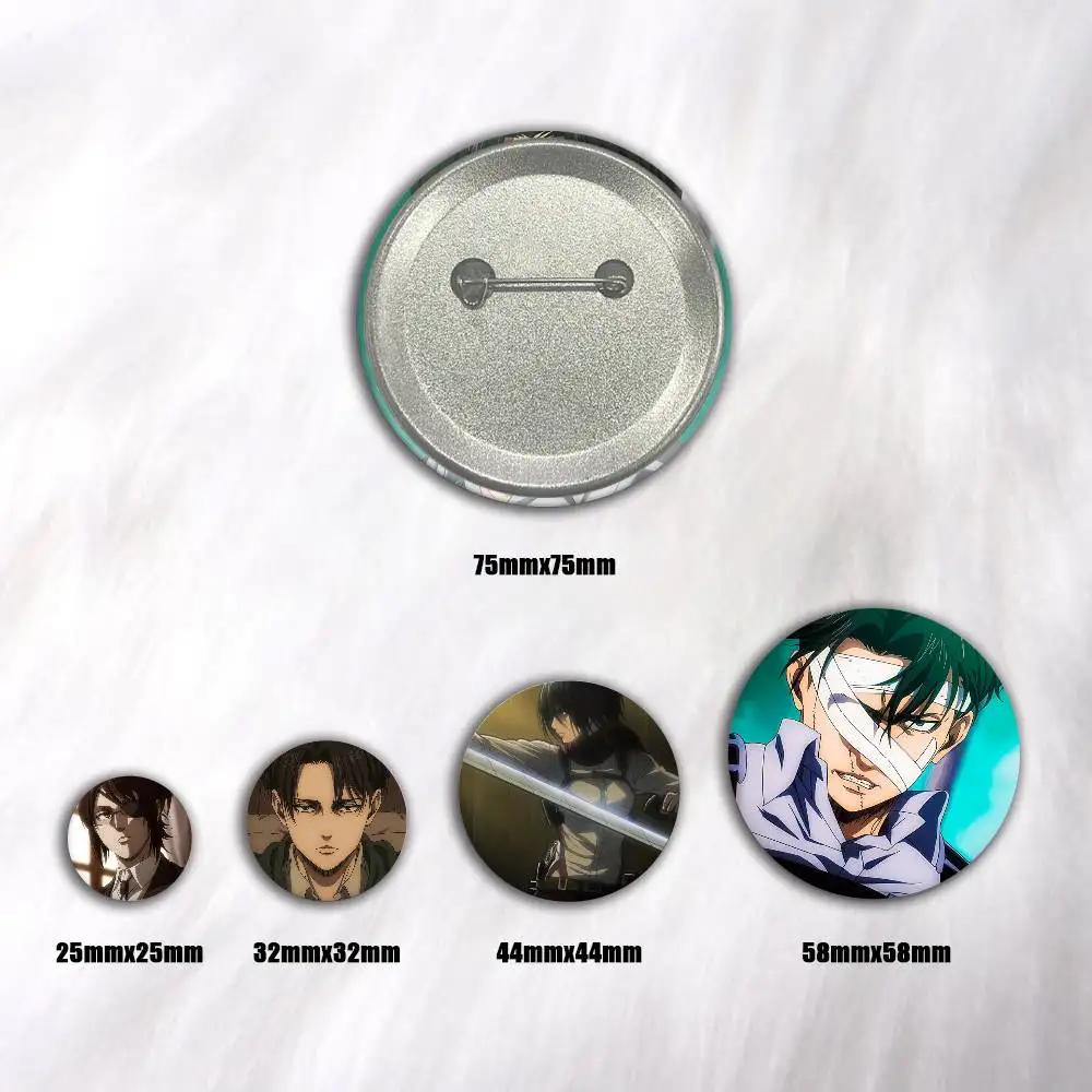 A-A-Attack-K On Titan A-Anime Anime Round Badges, Brooches, Clothing Accessories, Birthday Gifts, Anime Conventions