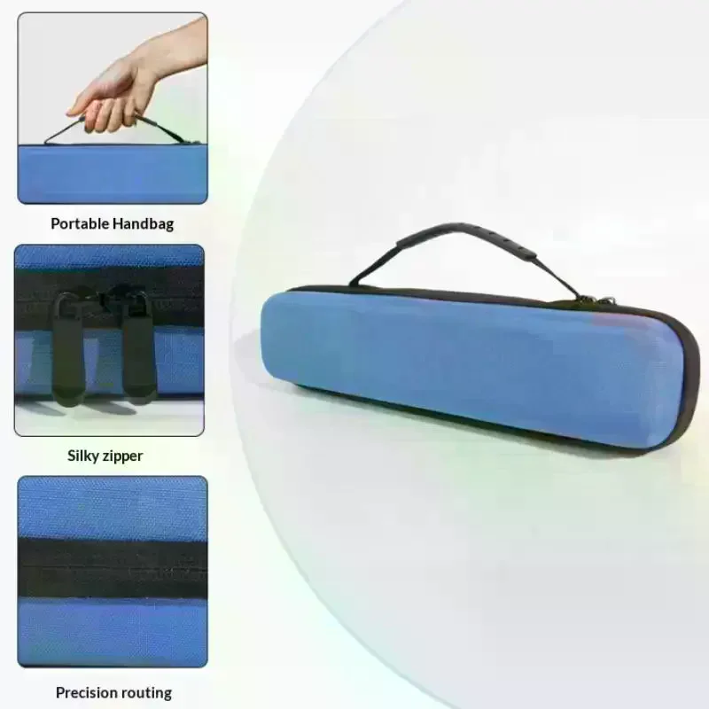 Portable EVA Hair Straightener Storage Bag Curling Iron Hair Rollers Storage Bag Waterproof Carrying Case Organizer Hair Tools
